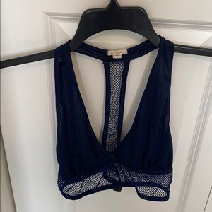 Mesh brallette Navy blue
